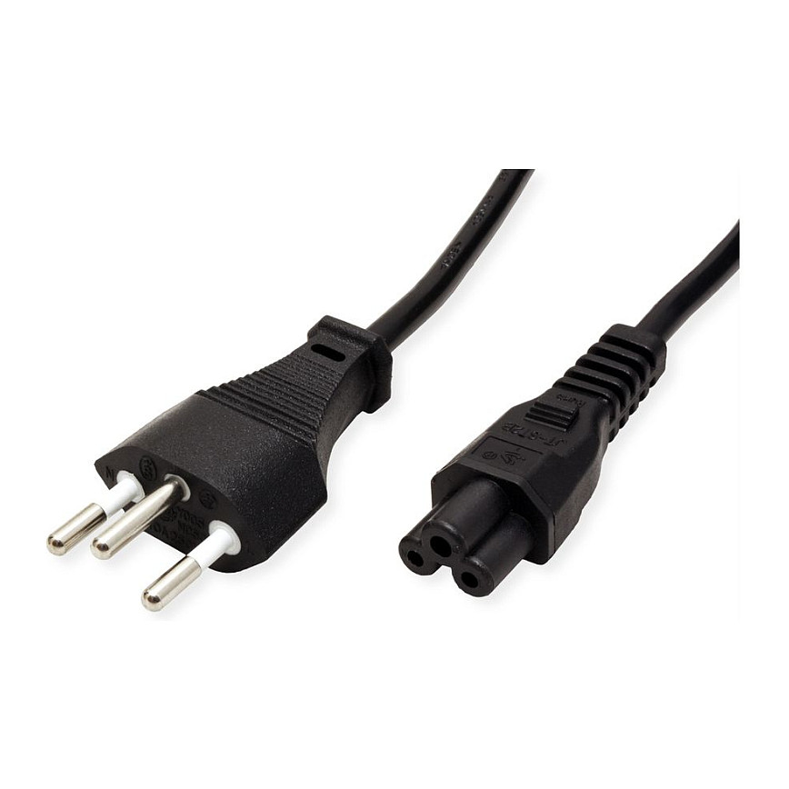 Strujni kabel ROLINE T12 na C5, 1.8m, crni-1