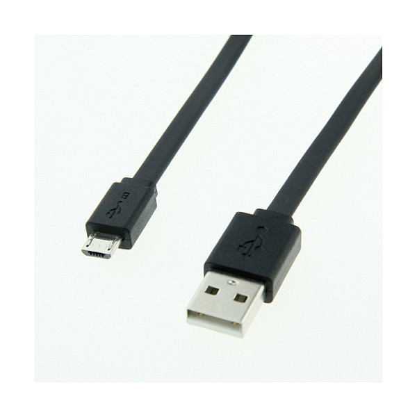 USB kabel ROLINE USB-A na Micro-B 2.0, 1m, crni