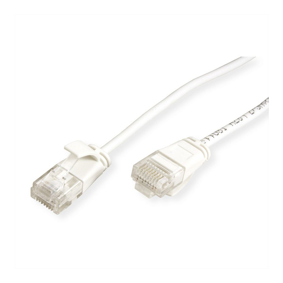 Mrežni kabel ROLINE GREEN UTP Cat.6A Slim (0.5m, LSOH, bijeli)-1