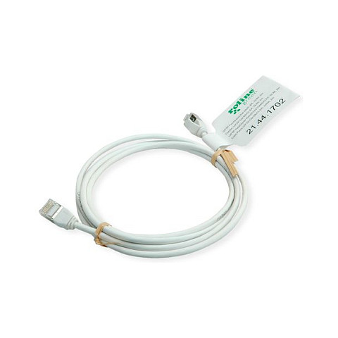 Mrežni kabel ROLINE GREEN U/FTP Cat.6A (LSOH, slim, 0.5m, bijeli)-2