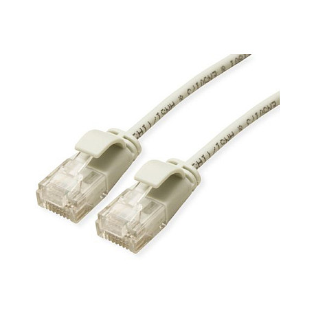 UTP Mrežni Kabel ROLINE GREEN Cat.6A Slim (0.15m, LSOH, Sivi)-0