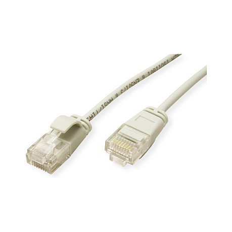 Mrežni kabel ROLINE GREEN UTP Cat.6A Slim (0.3m, LSOH, sivi)-2