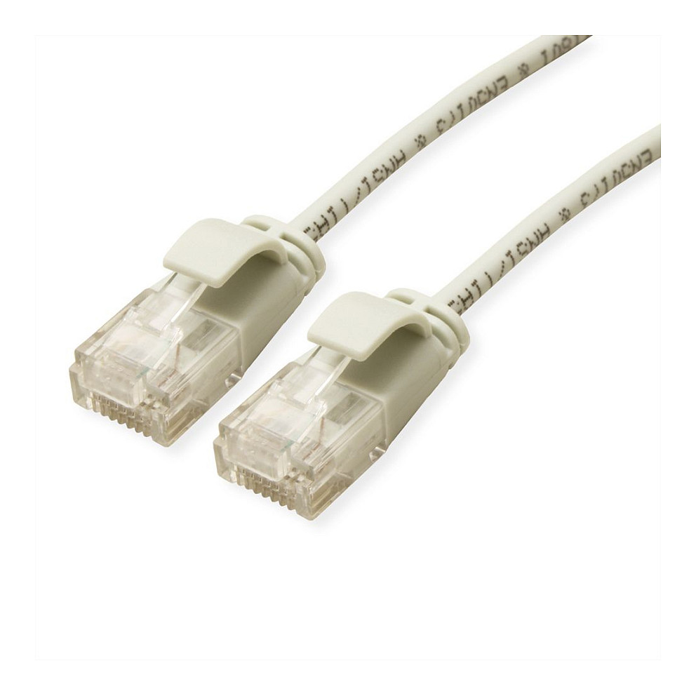 Mrežni kabel ROLINE GREEN UTP Cat.6A (LSOH, slim, sivi, 5 m)-0