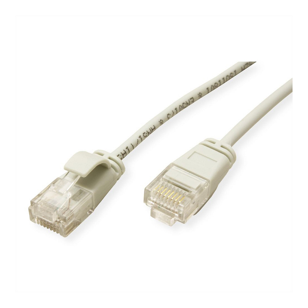 Mrežni kabel ROLINE GREEN UTP Cat.6A (LSOH, slim, sivi, 5 m)-1