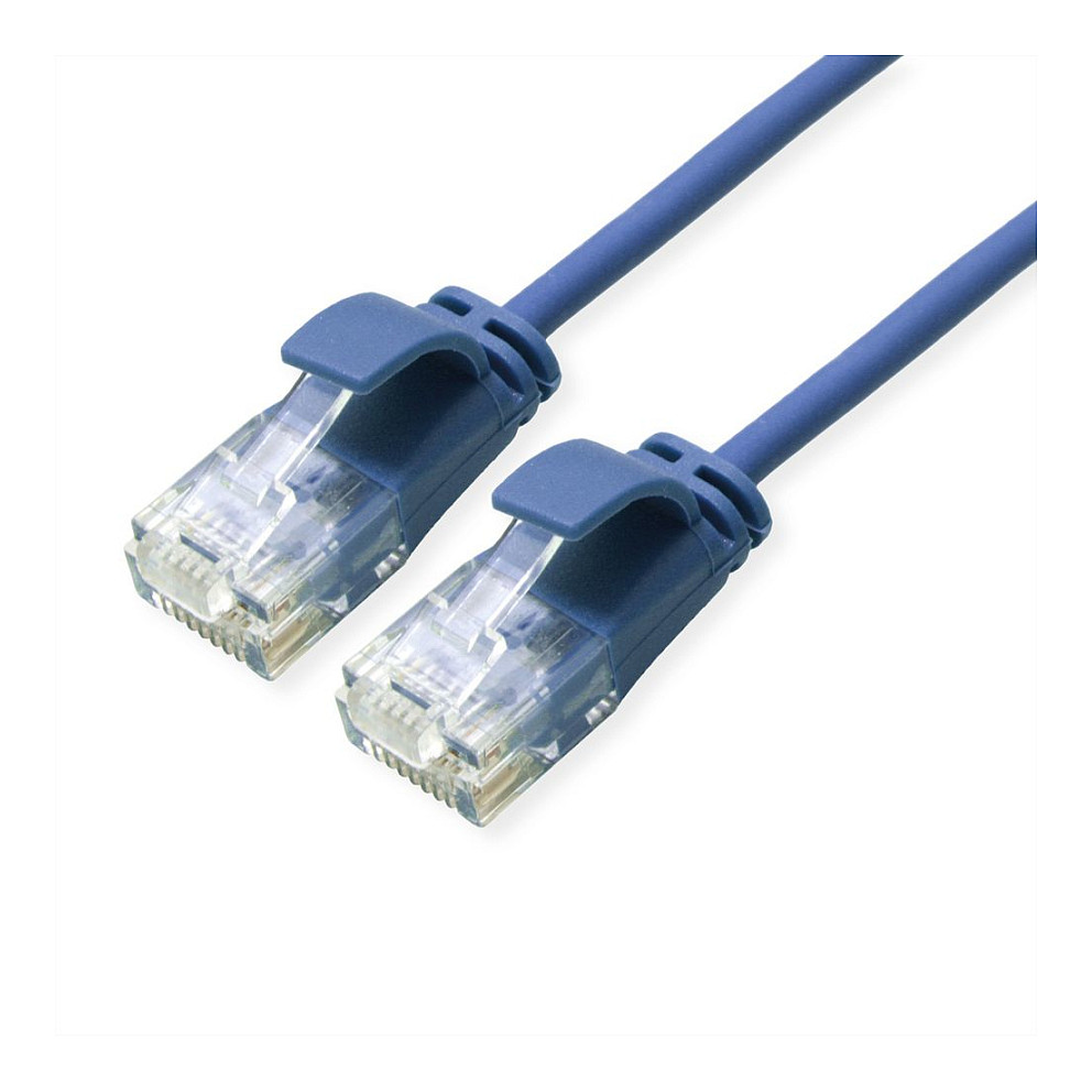 Mrežni kabel ROLINE GREEN UTP Cat.6A LSOH Slim (5m, plavi)-0