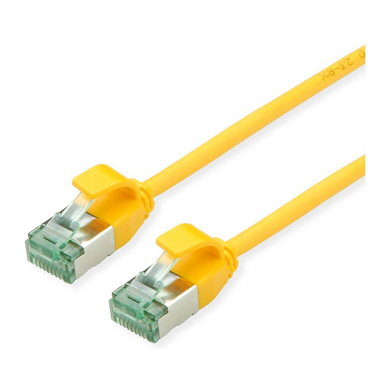 Mrežni kabel ROLINE U/FTP DataCenter Cat.6A (Slim, LSOH, 5m, žuti)