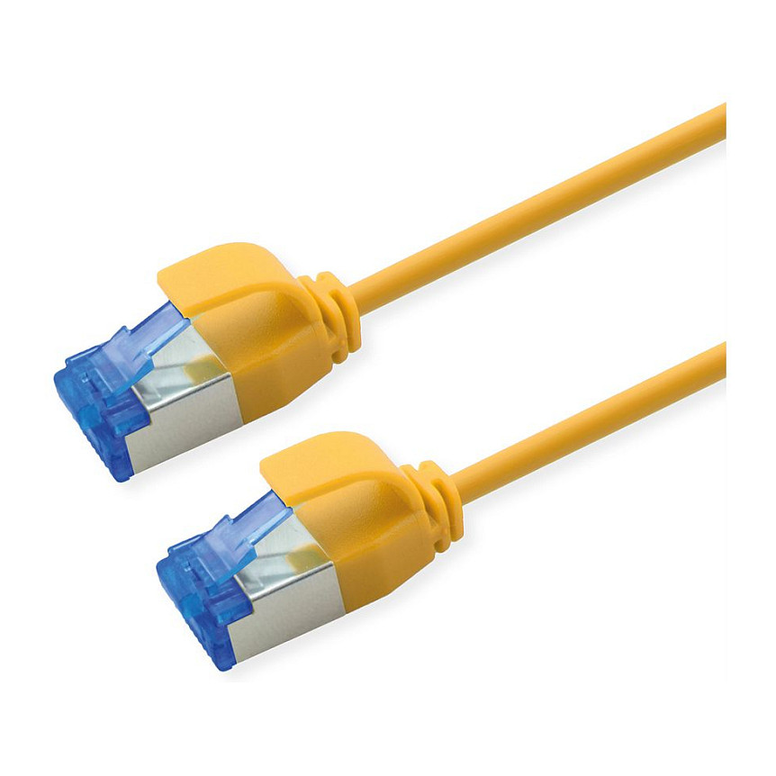 Mrežni kabel ROLINE Cat.6A S/FTP (3m, žuti, LSOH, PoE)