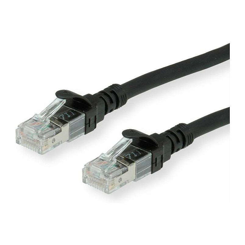 Mrežni kabel ROLINE Cat.6A S/FTP (PiMF) 2m (LSOH, Component Level) crni-0