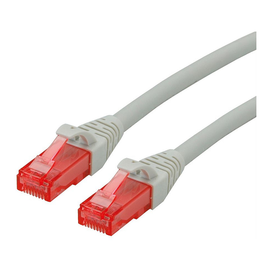Mrežni kabel ROLINE Cat.6 UTP Patch, 0.3m, LSOH, Sivi