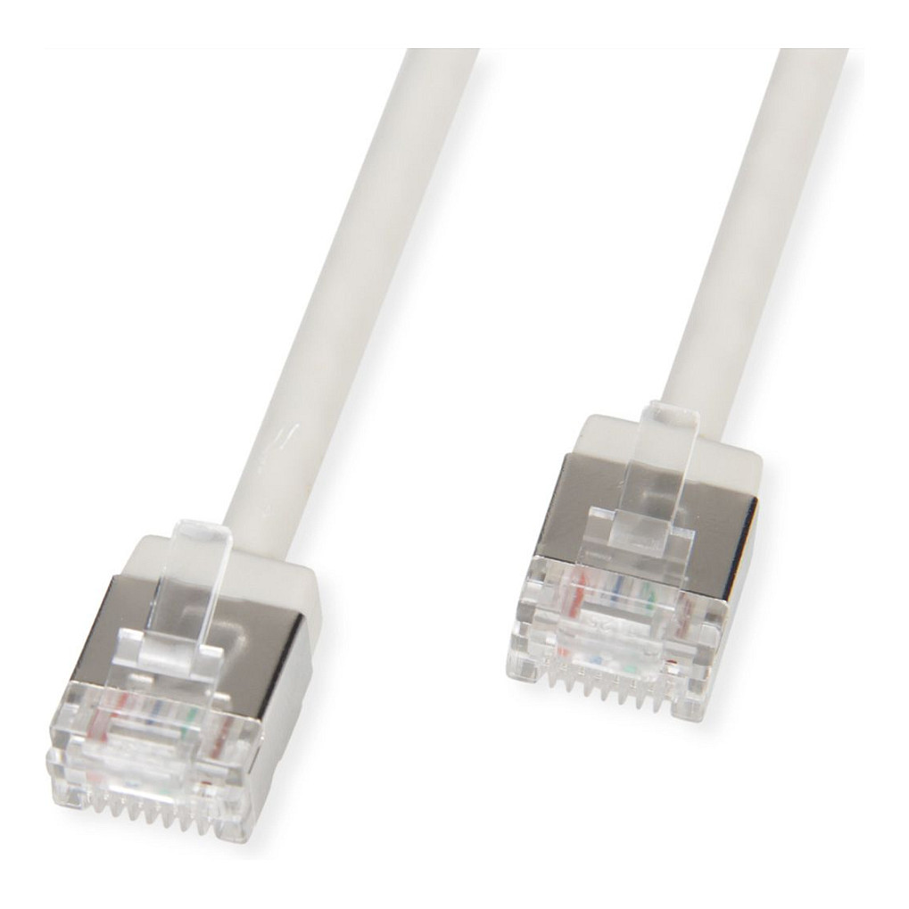 Mrežni kabel ROLINE U/FTP DataCenter Patch Cat.6A (1.5m, LSOH, slim, sivi)
