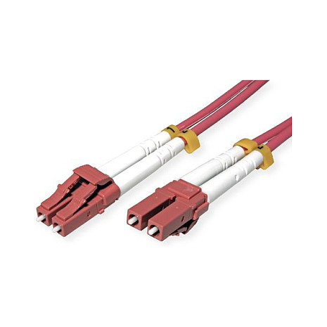 Optički kabel ROLINE OM4 Duplex 50/125µm LC/LC (20m, čelično ojačanje, LSOH)-0