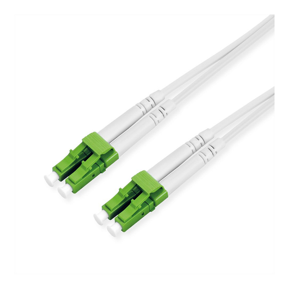 Optički kabel ROLINE Duplex 9/125µm OS2 (LC-APC/LC-APC, čelično ojačanje, LSOH, 15 m)