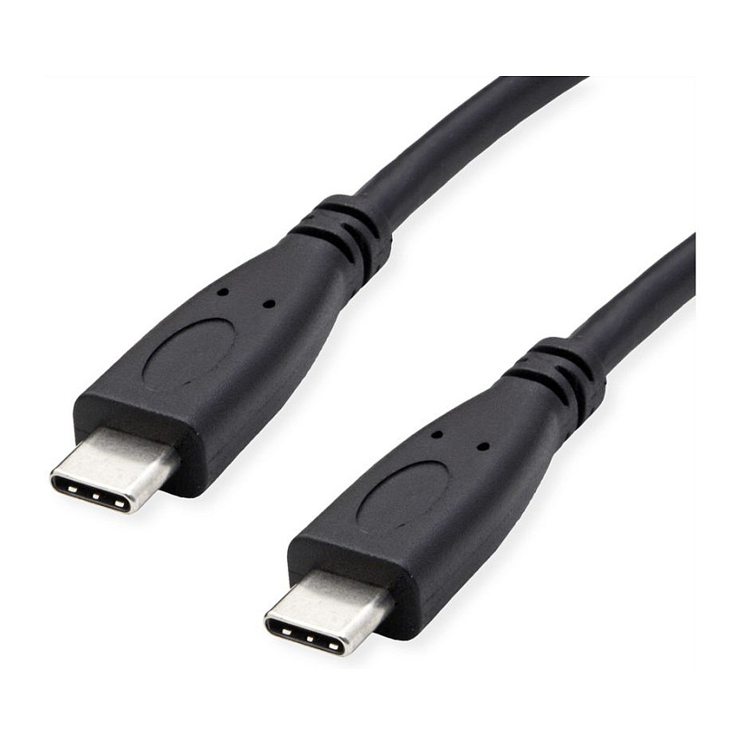 USB-C kabel ROLINE GOLD USB 3.2 Gen 2 (C-C, 10 Gbit/s, 100W PD, 4K@60Hz, 0.5m)-0