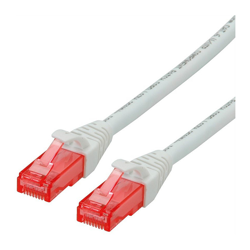 Mrežni kabel ROLINE Cat.6 UTP (0.5m, LSOH, Component Level, Bijeli)