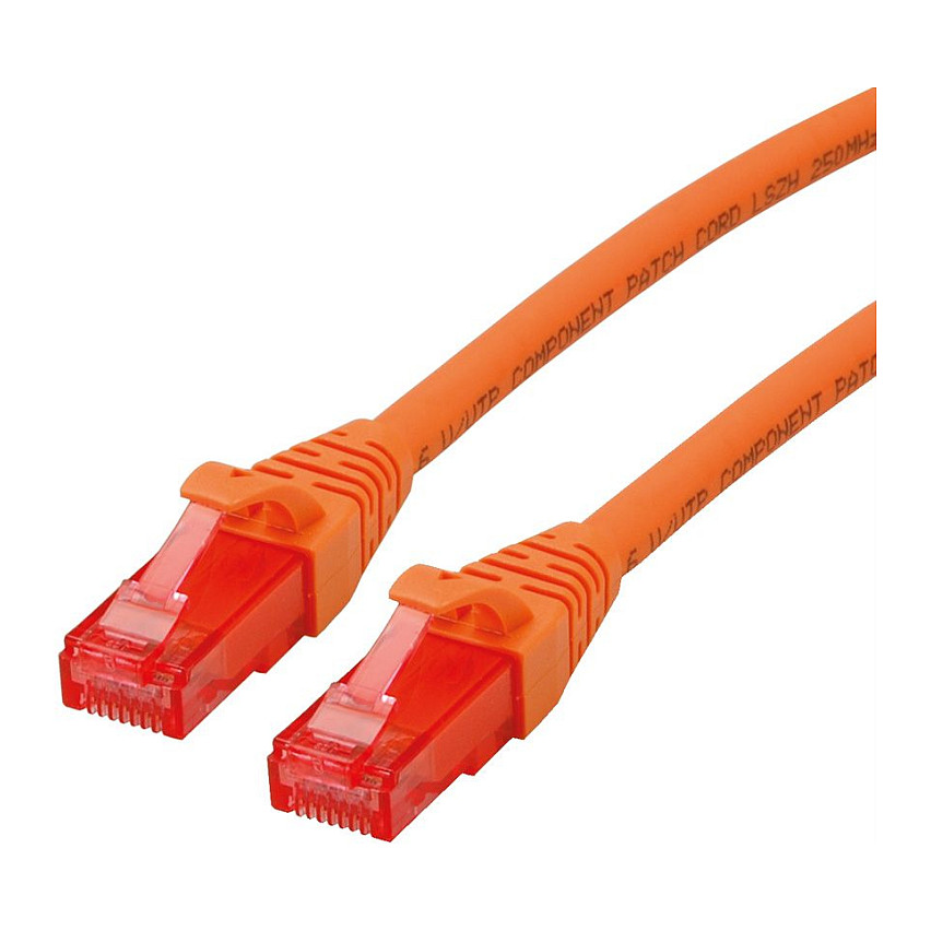 Mrežni kabel ROLINE Cat.6 UTP (0.5m, LSOH, Narančasti)-0