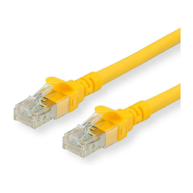 Mrežni kabel ROLINE Cat.6A UTP Patch Kabel (0.5m, LSOH, Component Level, žuti)-0