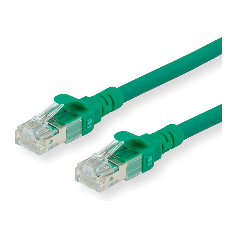 Mrežni kabel ROLINE Cat.6A UTP (10m, LSOH, Component Level, zeleni)