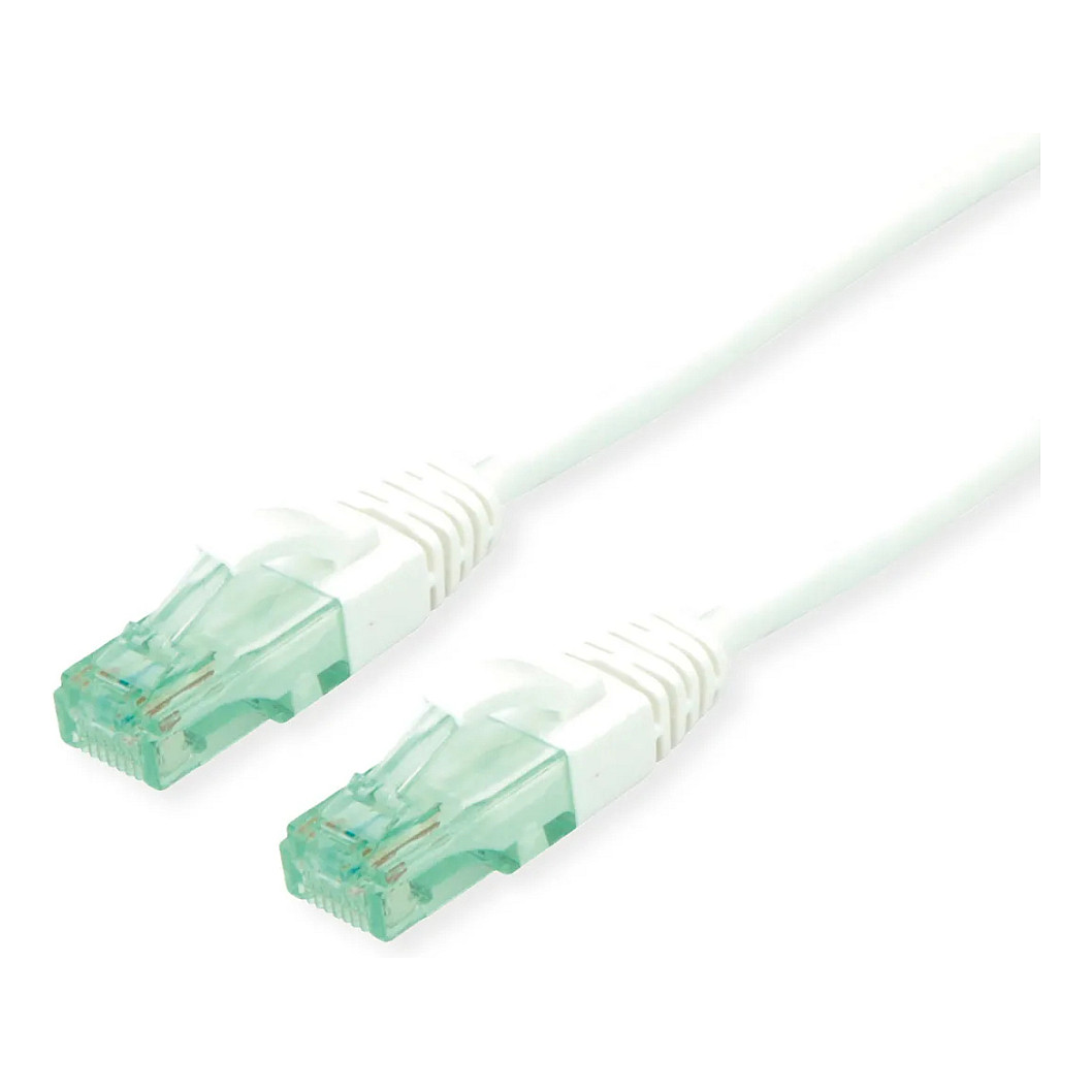 Mrežni kabel ROLINE Cat.6A U/UTP (1m, LSOH, bijeli)