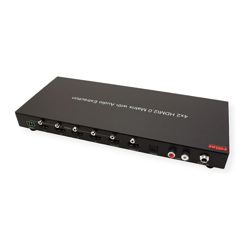 HDMI Matrix Switch ROLINE 4K 4x2 (4 ulaza, 2 izlaza, daljinski upravljač)-3