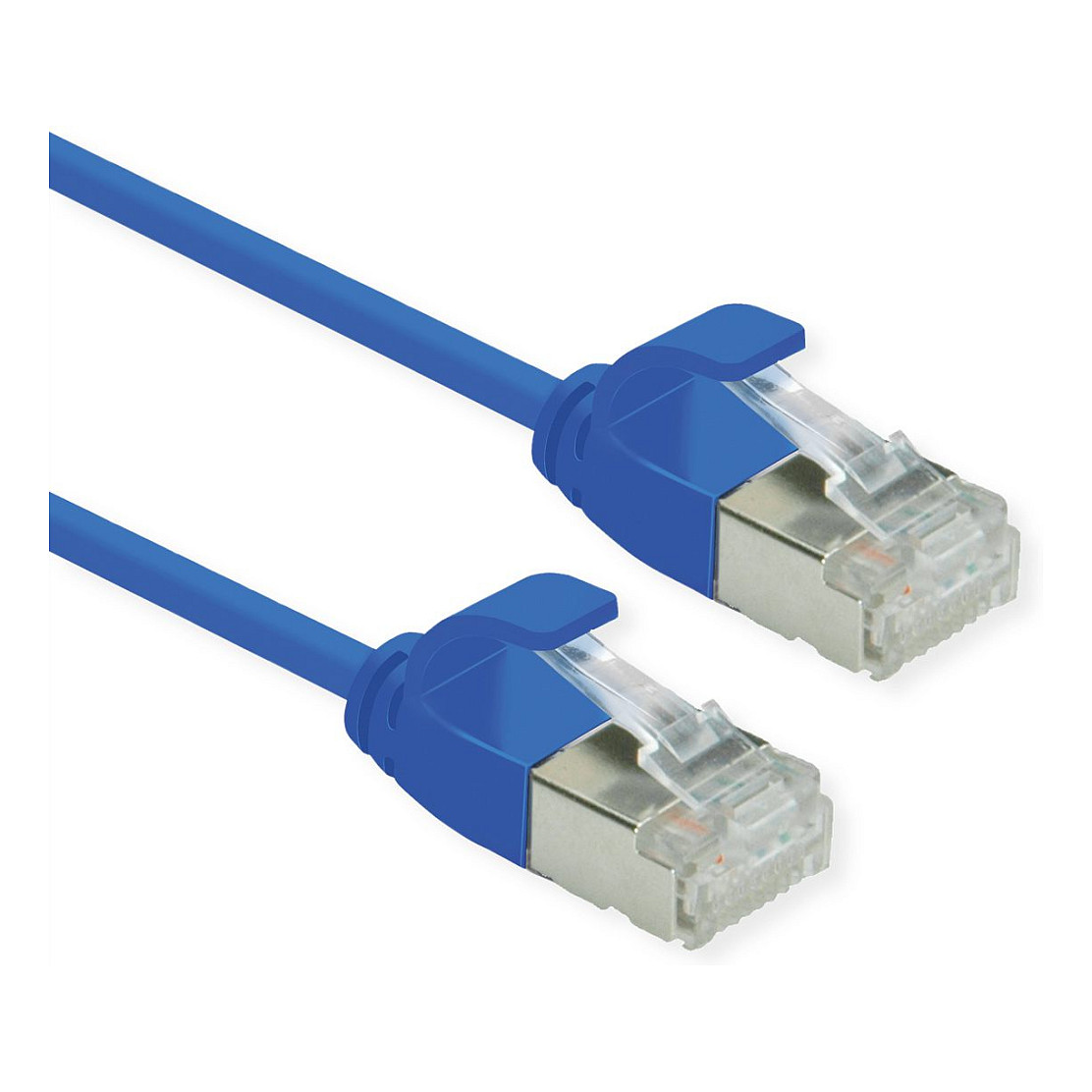 Mrežni kabel ROLINE U/FTP DataCenter Cat.6A (0.15m, slim, LSOH, plavi)