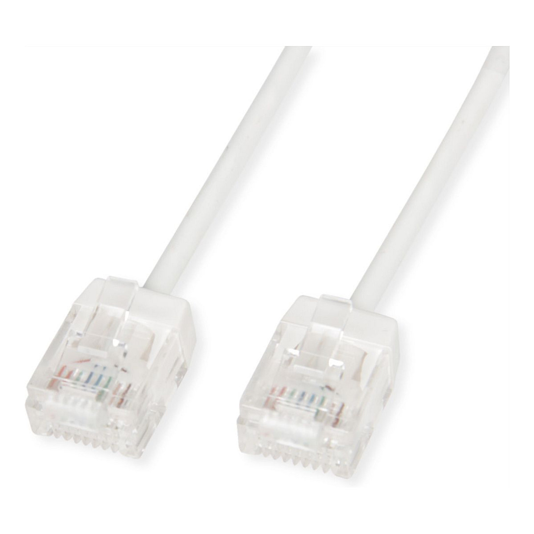 Mrežni kabel ROLINE UTP Cat.6A Slim (5m, LSOH, bijeli)