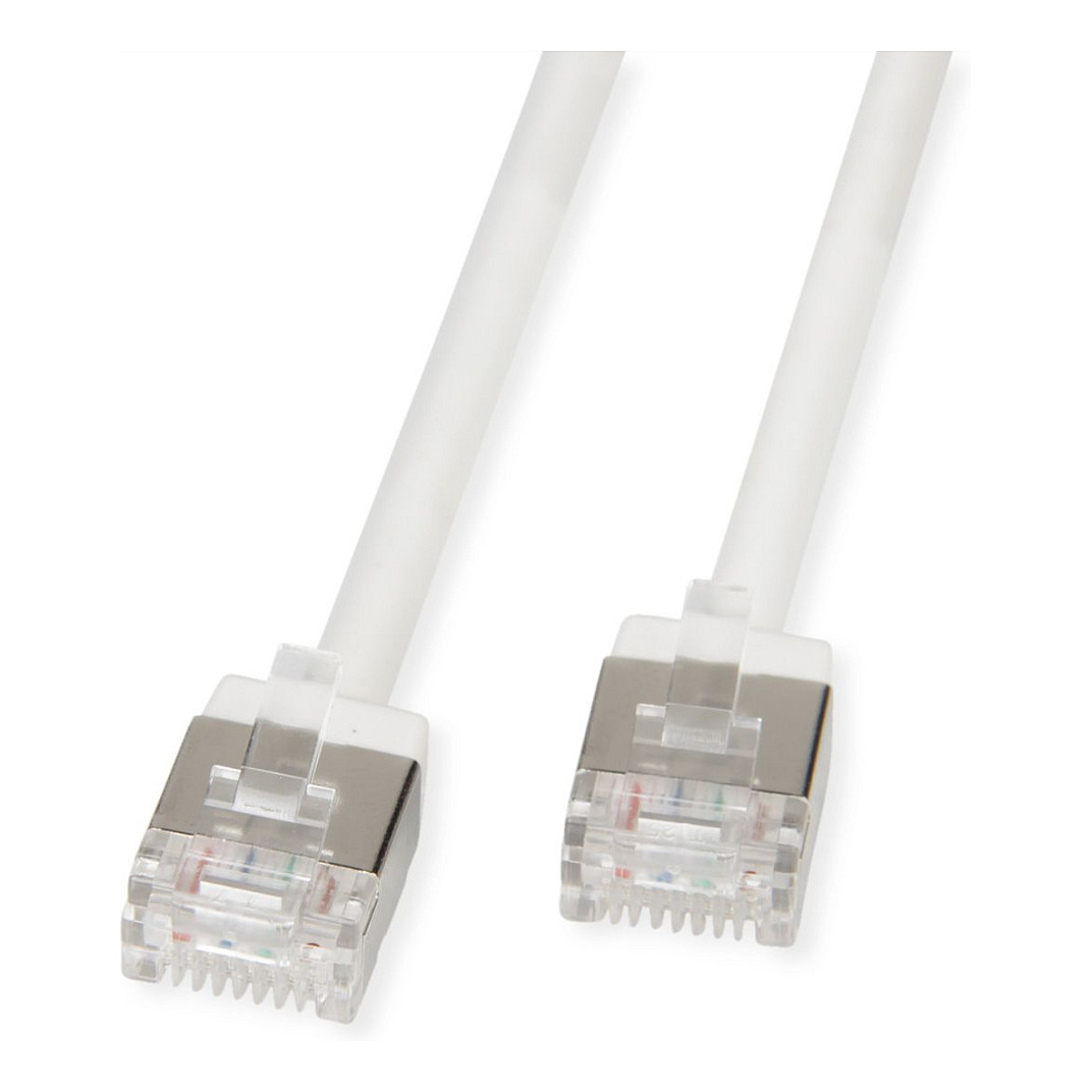 Mrežni patch kabel ROLINE U/FTP DataCenter Cat.6A (2m, LSOH, slim, bijeli)