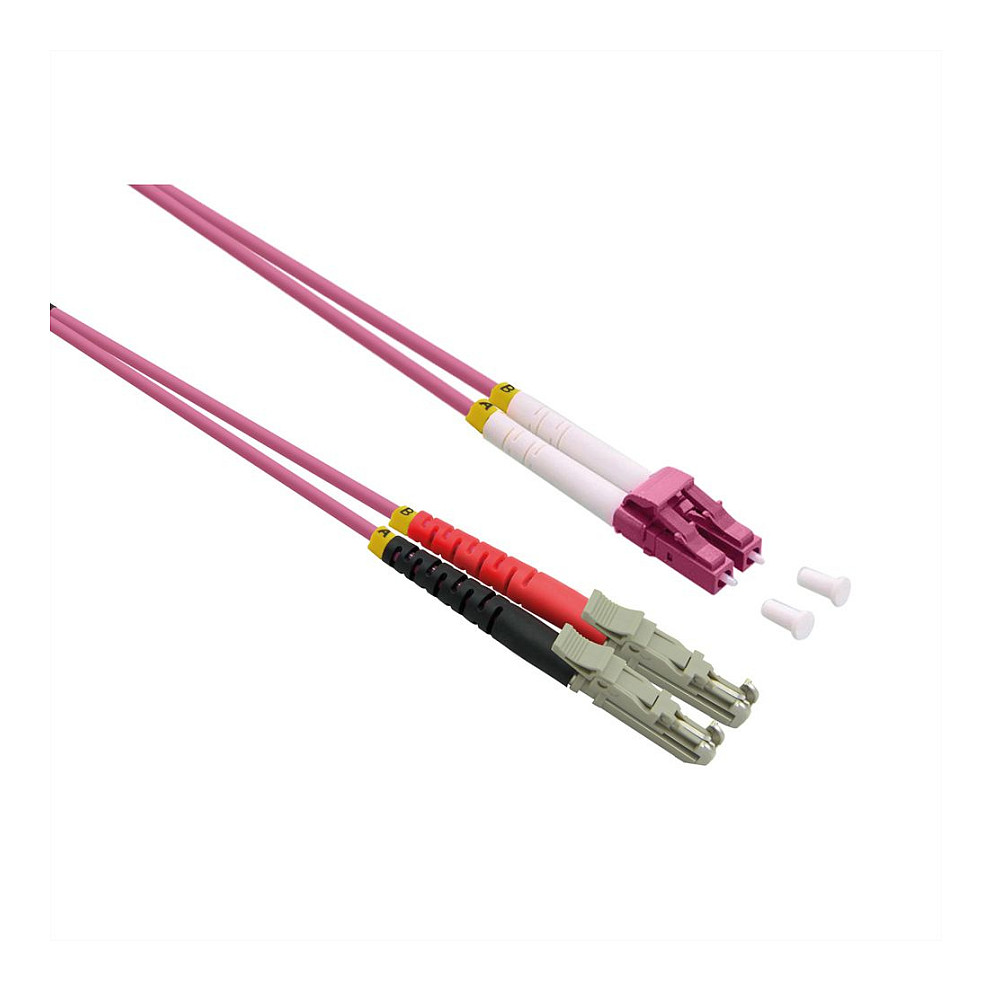 Optički kabel ROLINE Duplex 50/125µm OM4 (LC/LC, LSOH, 2m)-0