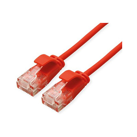 Mrežni kabel ROLINE GREEN UTP Cat.6A (LSOH, slim, 1.5m) crveni-0