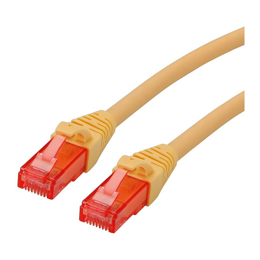 Mrežni kabel ROLINE Cat.6 UTP (1m, LSOH, žuti)