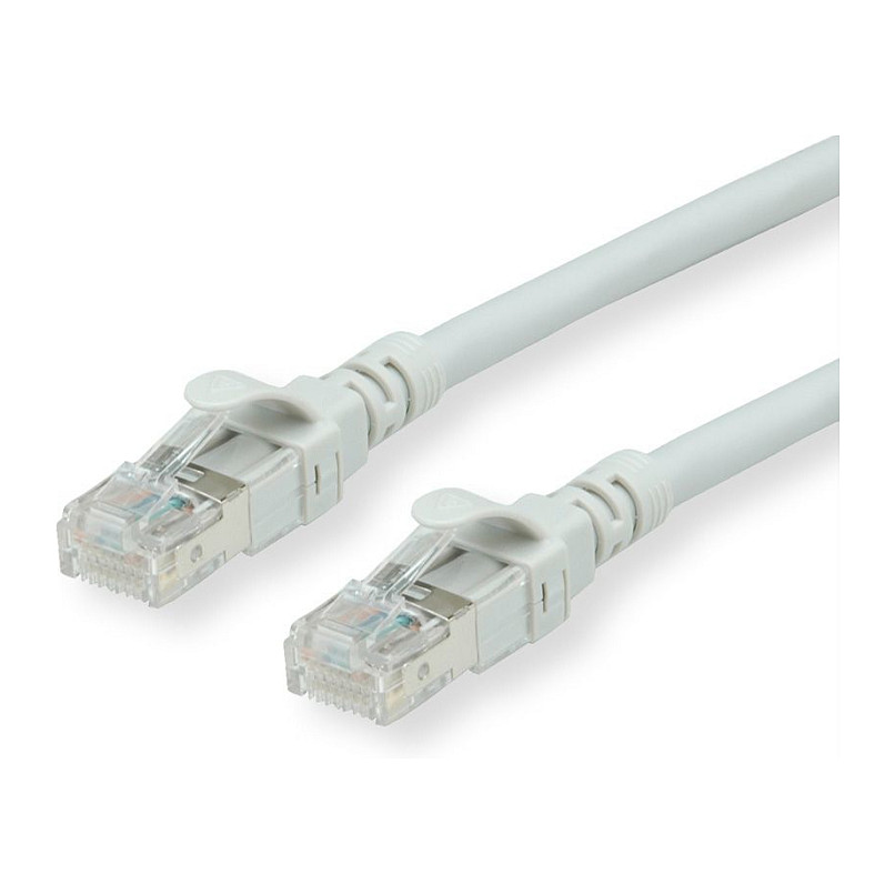 Mrežni kabel ROLINE Cat.6A S/FTP (0.3m, Sivi, LSOH, Component Level)-0