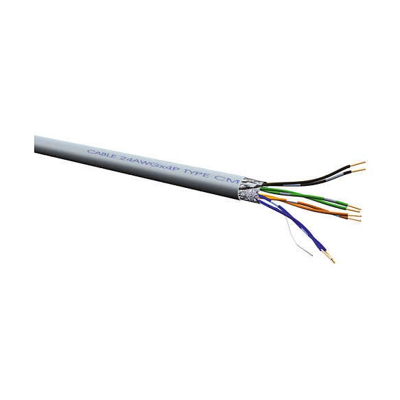Mrežni kabel ROLINE FTP Cat.5e (100m, licnasti, sivi)-0