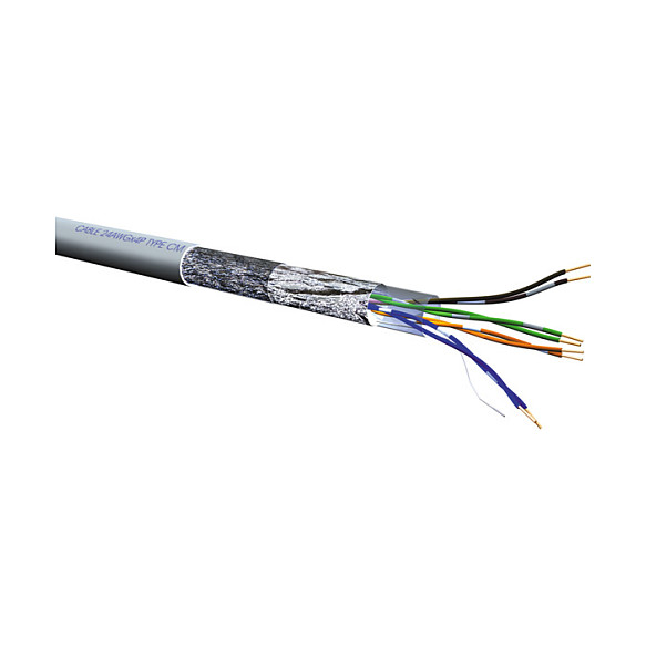 Mrežni kabel ROLINE S/FTP Cat.5e (PiMF, 100m, licnasti)
