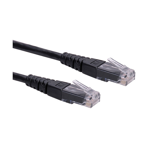 Mrežni kabel ROLINE Patch Kabel Cat.6 UTP (2m, Crni)