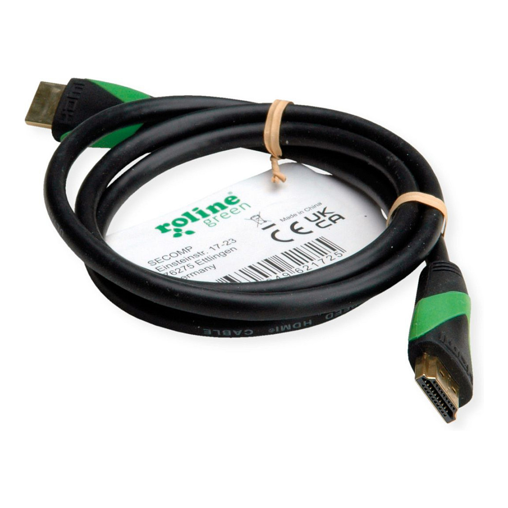 HDMI kabel ROLINE GREEN ATC 8K Ultra HD (1m, 8K@60Hz, 48 Gbit/s, s Ethernetom)-3