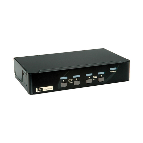 KVM Switch ROLINE DisplayPort USB 2.0 (1 korisnik, 4 računala, 2560x1600)-0