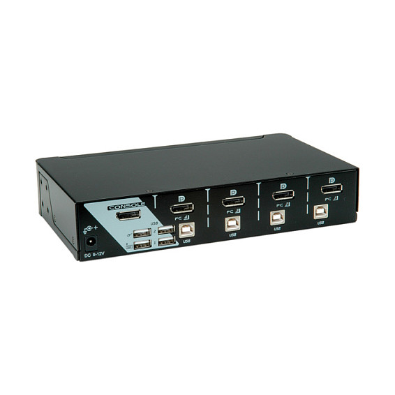 KVM Switch ROLINE DisplayPort USB 2.0 (1 korisnik, 4 računala, 2560x1600)-1