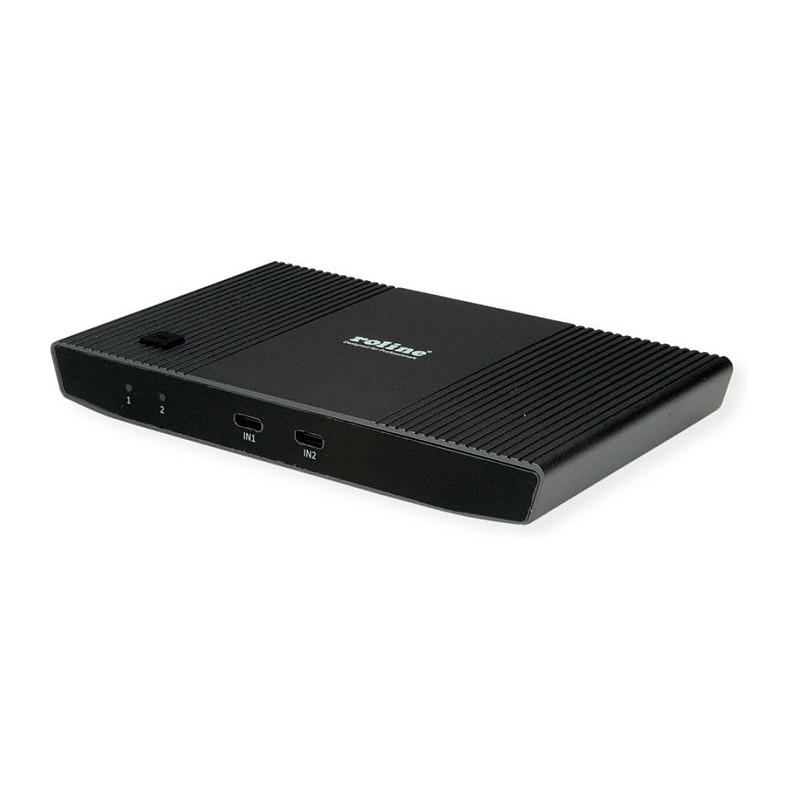 KVM Switch ROLINE 14.01.3360 (1 korisnik - 2 mobilna uređaja, HDMI 4K, USB)-5