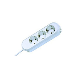 Letva s utičnicama BACHMANN SMART (3 utičnice, 2m kabel, prekidač) bijela