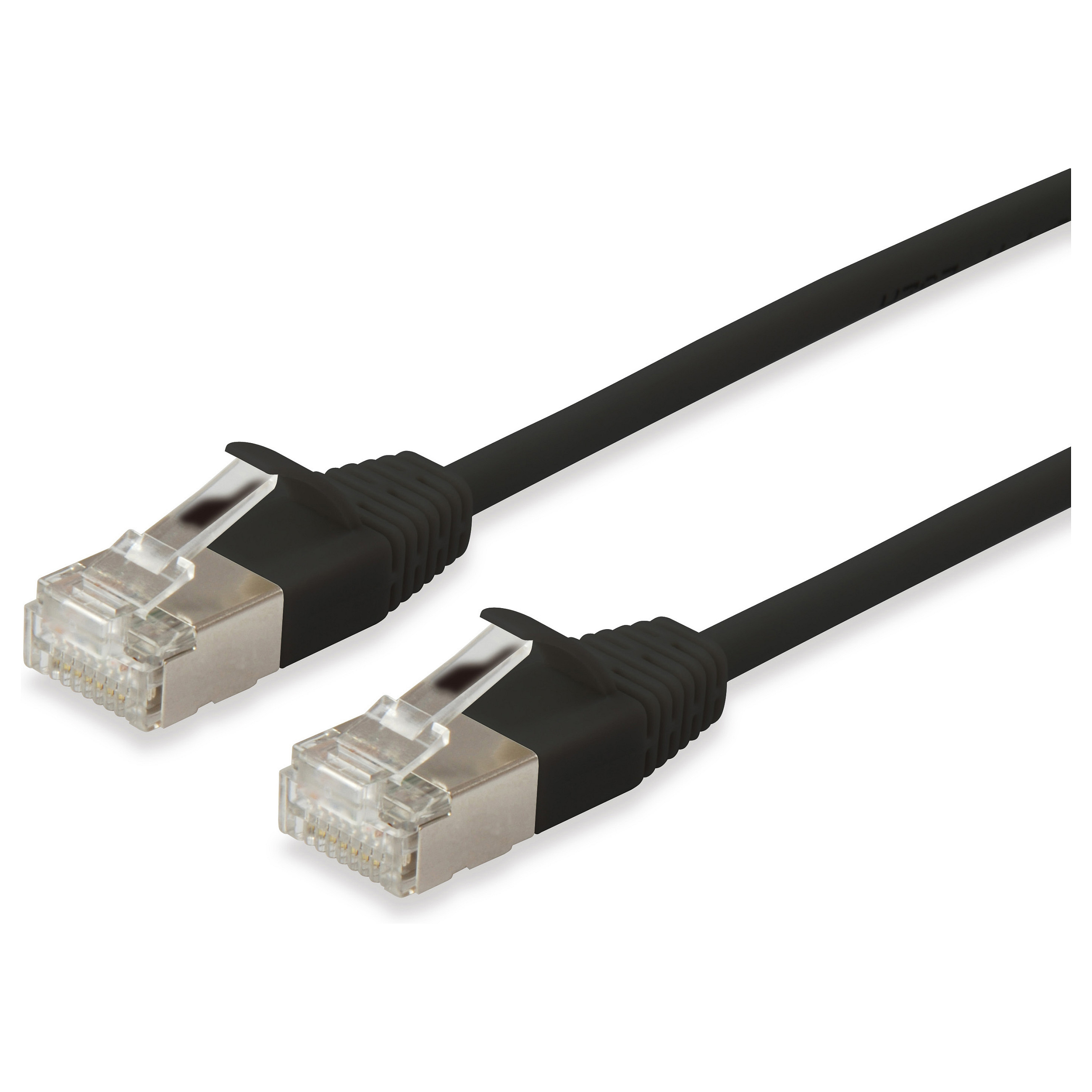 Mrežni kabel EQUIP Cat.6A F/FTP SlimFlex (0.15m, LSZH, crni)-0