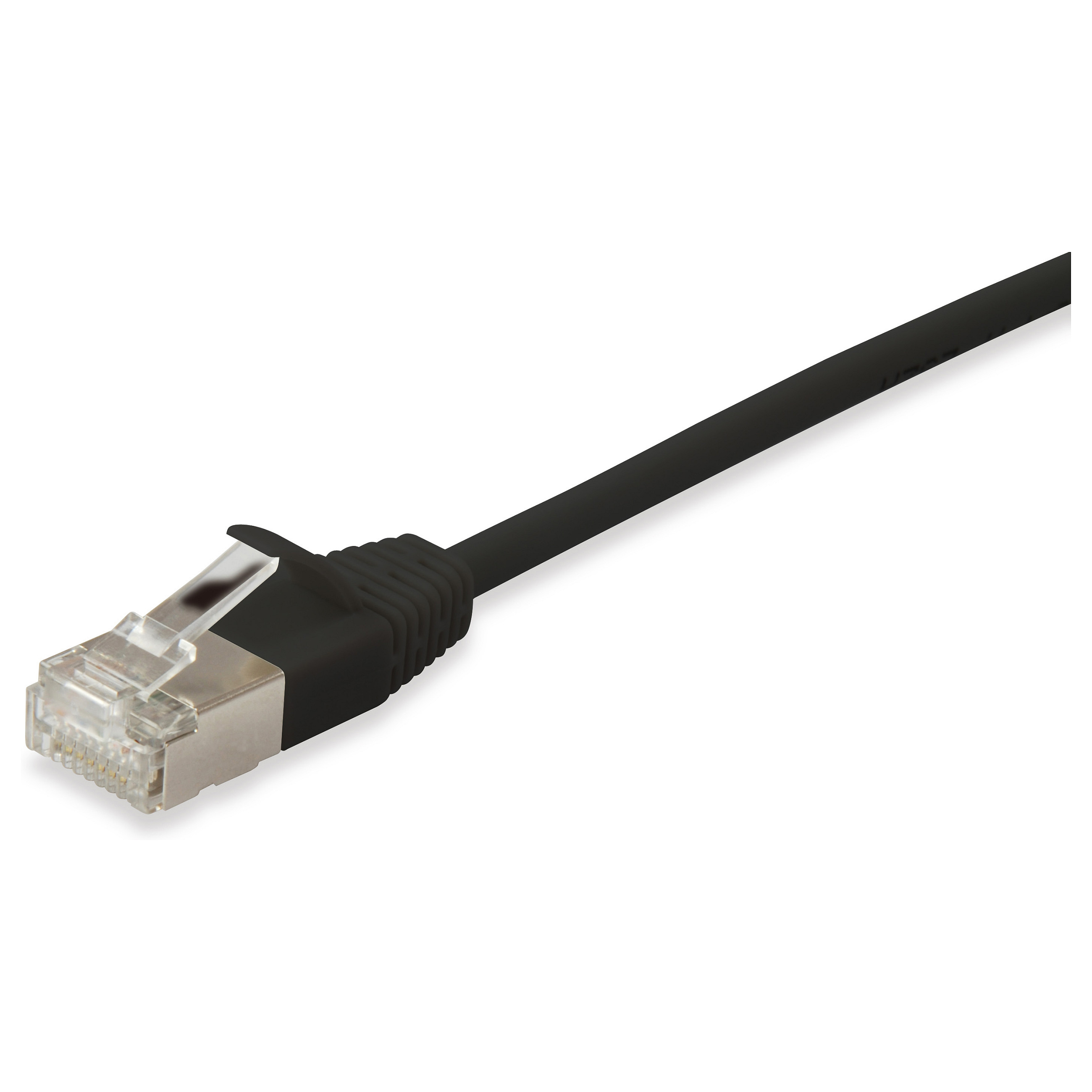 Mrežni kabel EQUIP Cat.6A F/FTP SlimFlex (0.15m, LSZH, crni)-1