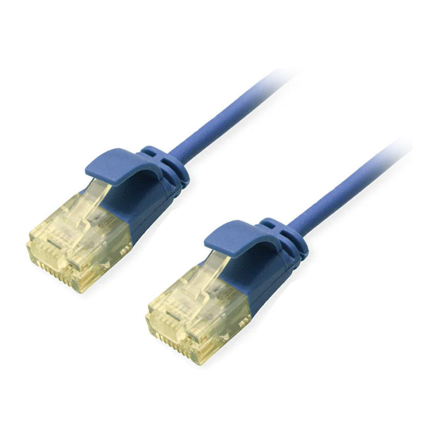 Mrežni kabel EQUIP Cat.6A U/UTP SlimFlex (0.25m, Plavi, LSZH)-1