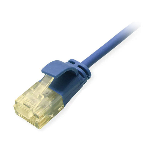 Mrežni kabel EQUIP Cat.6A SlimFlex U/UTP (0.5m, Plavi, LSZH)-0