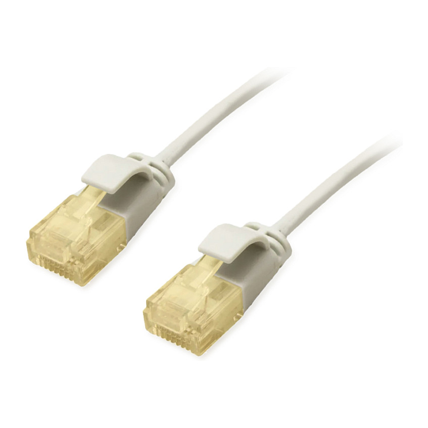 Mrežni kabel EQUIP Cat.6A U/UTP SlimFlex (0.5m, sivi, LSZH)-1