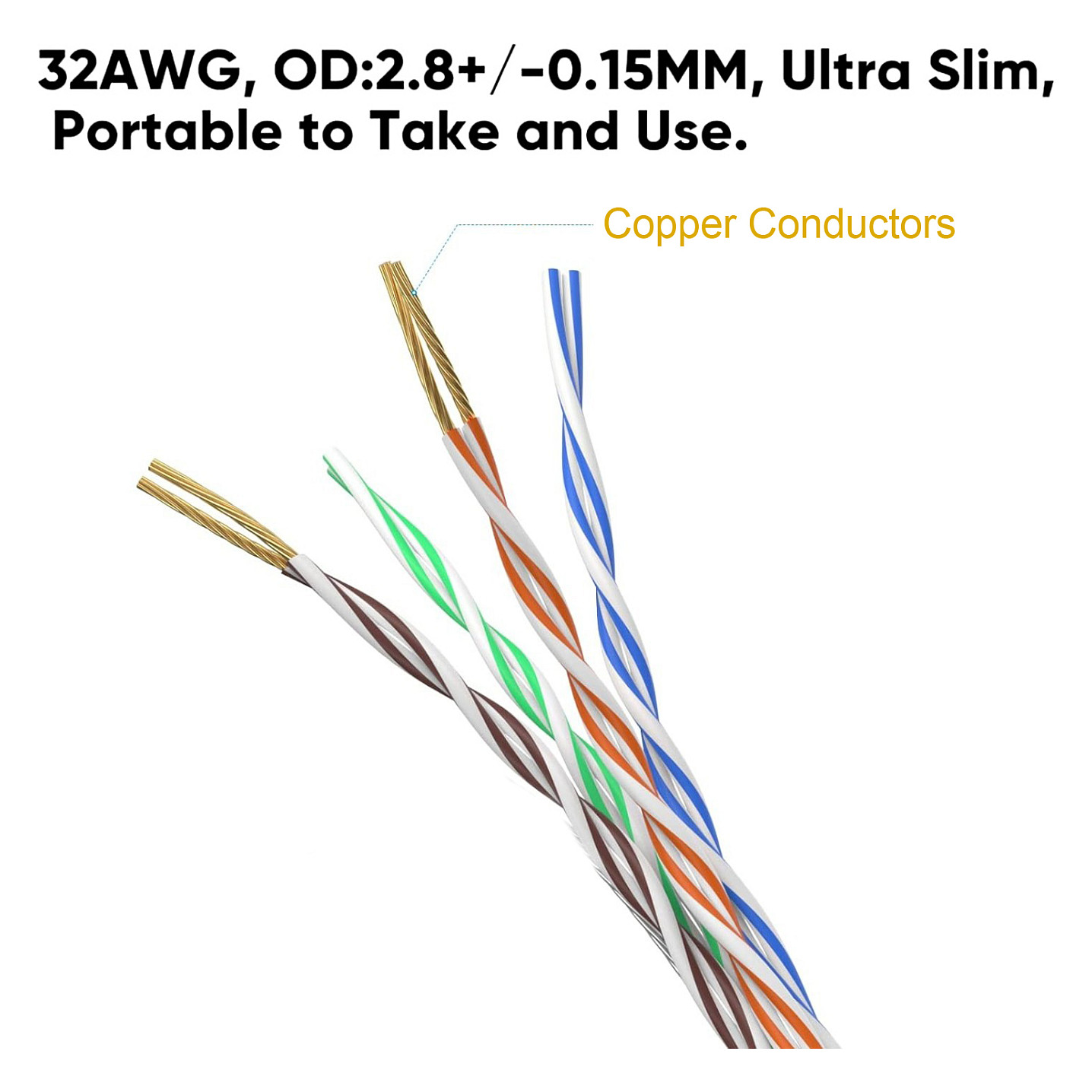 Mrežni kabel EQUIP Cat.6A U/UTP SlimFlex (0.5m, sivi, LSZH)-2