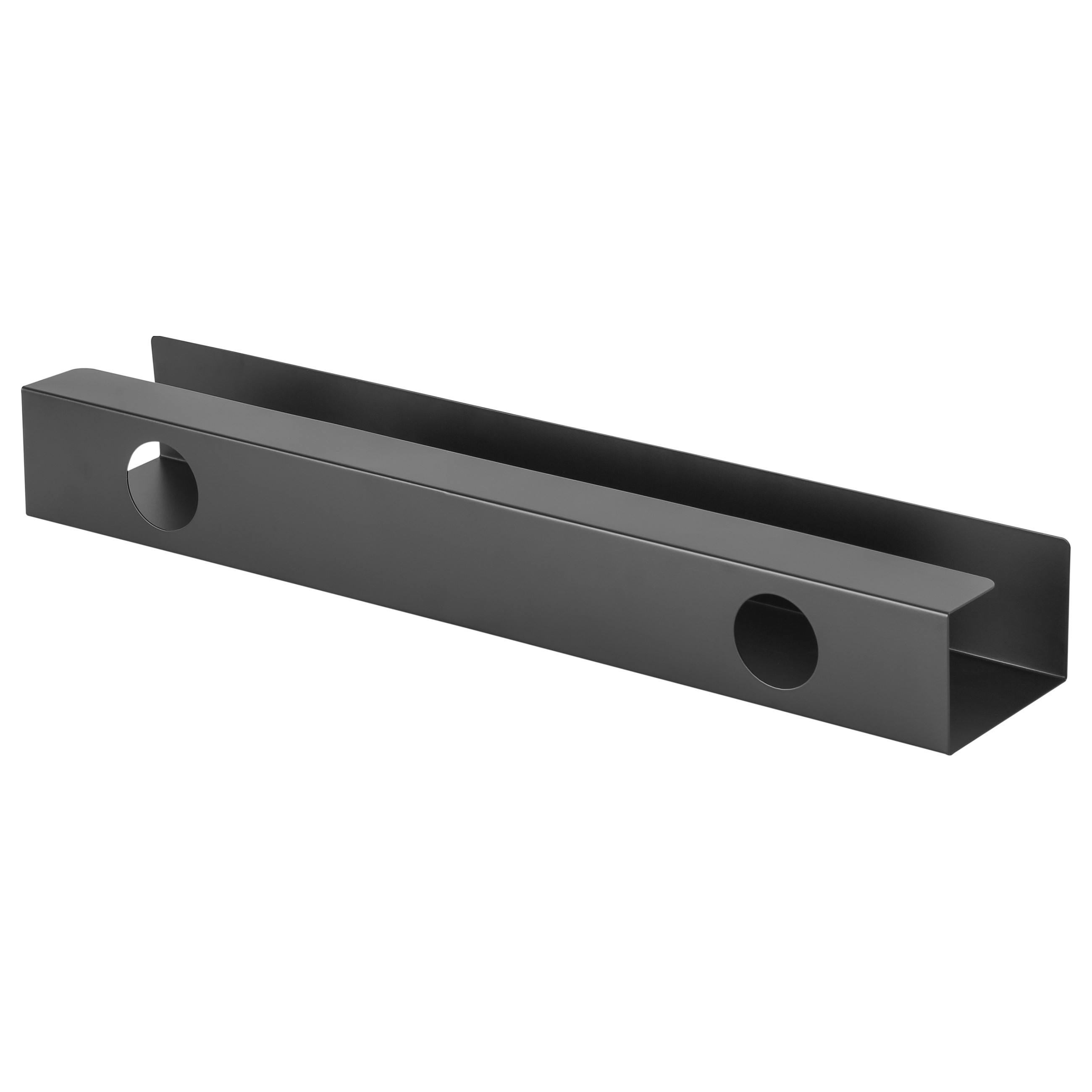 Organizator kabela EQUIP 128950 Lite (Podstolna montaža, 50 cm, čelik, crni)-1