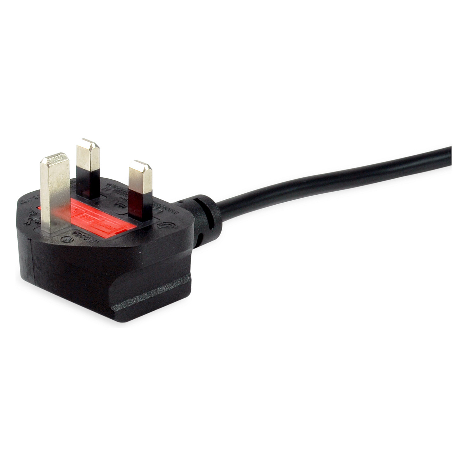 Strujni kabel EQUIP UK (BS 1363) na C13, 2m, crni-1