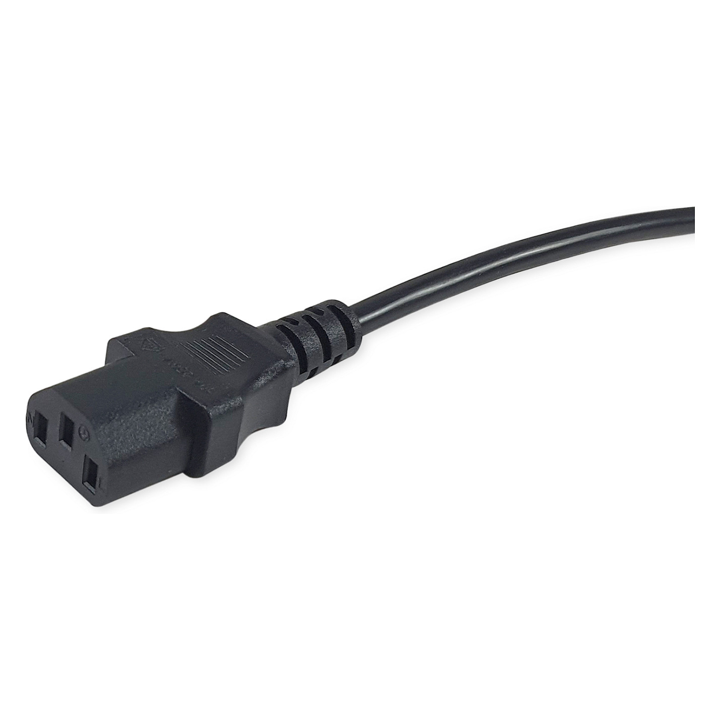 Strujni kabel EQUIP UK (BS 1363) na C13, 2m, crni-2