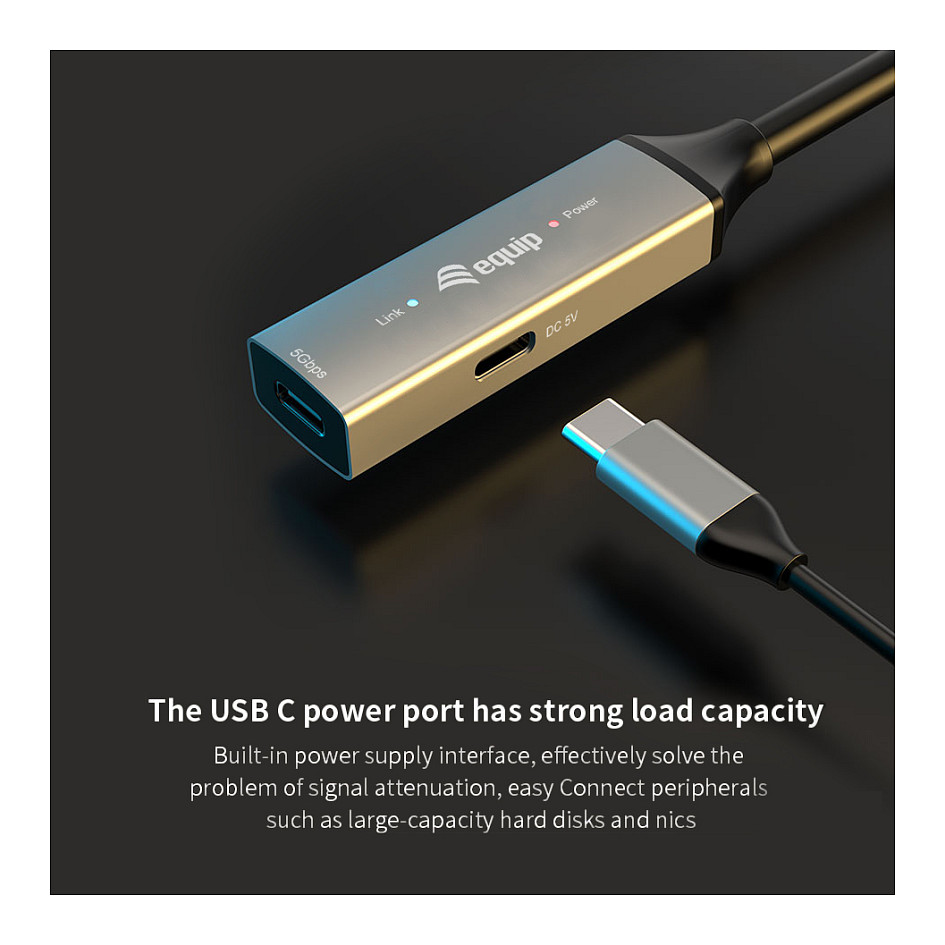 USB-C kabel EQUIP 128993 aktivni produžni 15m (USB 3.2 Gen 1, 5 Gbps, 60W PD)-5