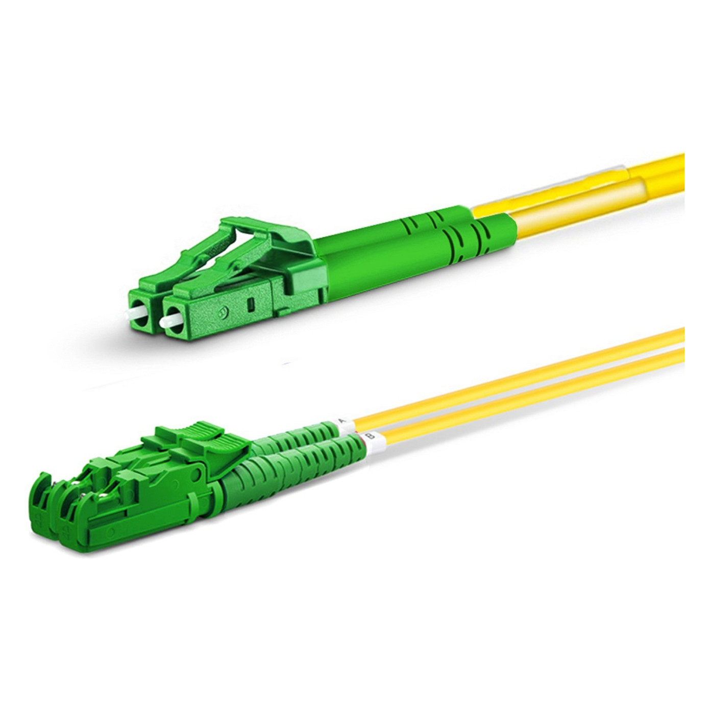 Optički patch kabel EQUIP 128677 (E2000/APC na LC/APC, 7m, Single-Mode, Duplex, OS2)-0