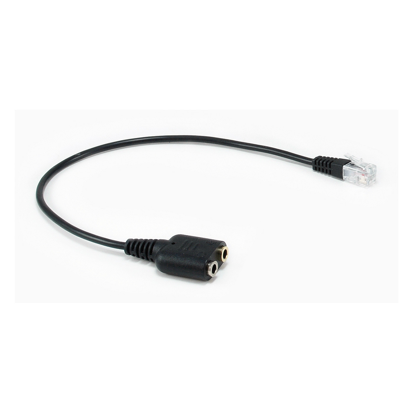 Adapter EQUIP 133460 (RJ9 na 2x 3.5mm, 0.2m) za PC slušalice-0